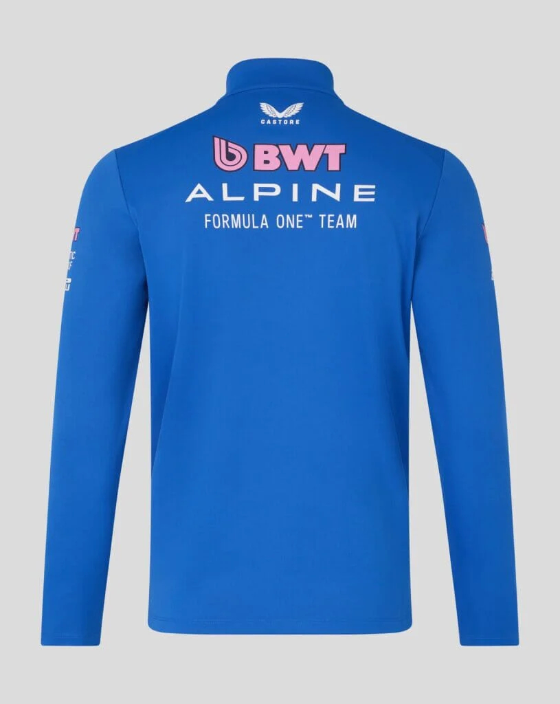 Castore F1 Alpine 車隊 2026 官方拉鍊式保暖衣 TU15420