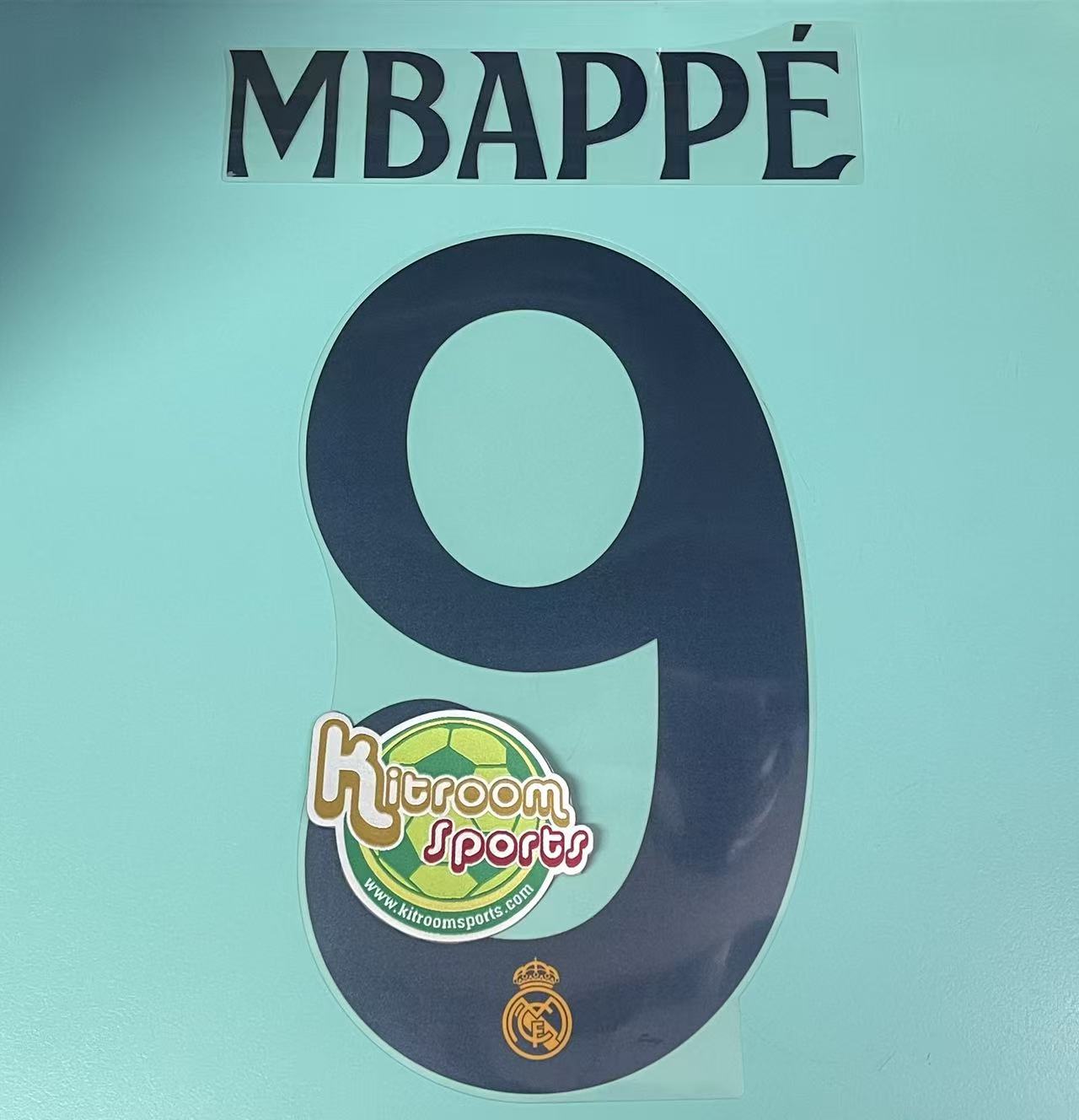 2024-25 Real Madrid Away Nameset #9 MBAPPE