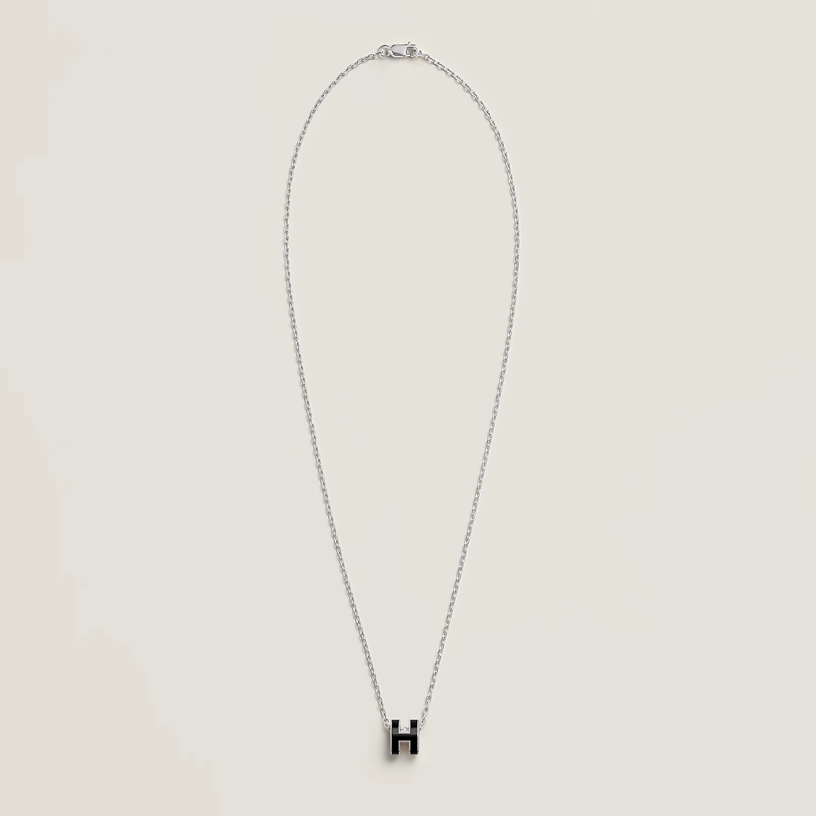 Hermes 全新🆕 Mini Pop H Noir I Black 黑色 銀頸鏈