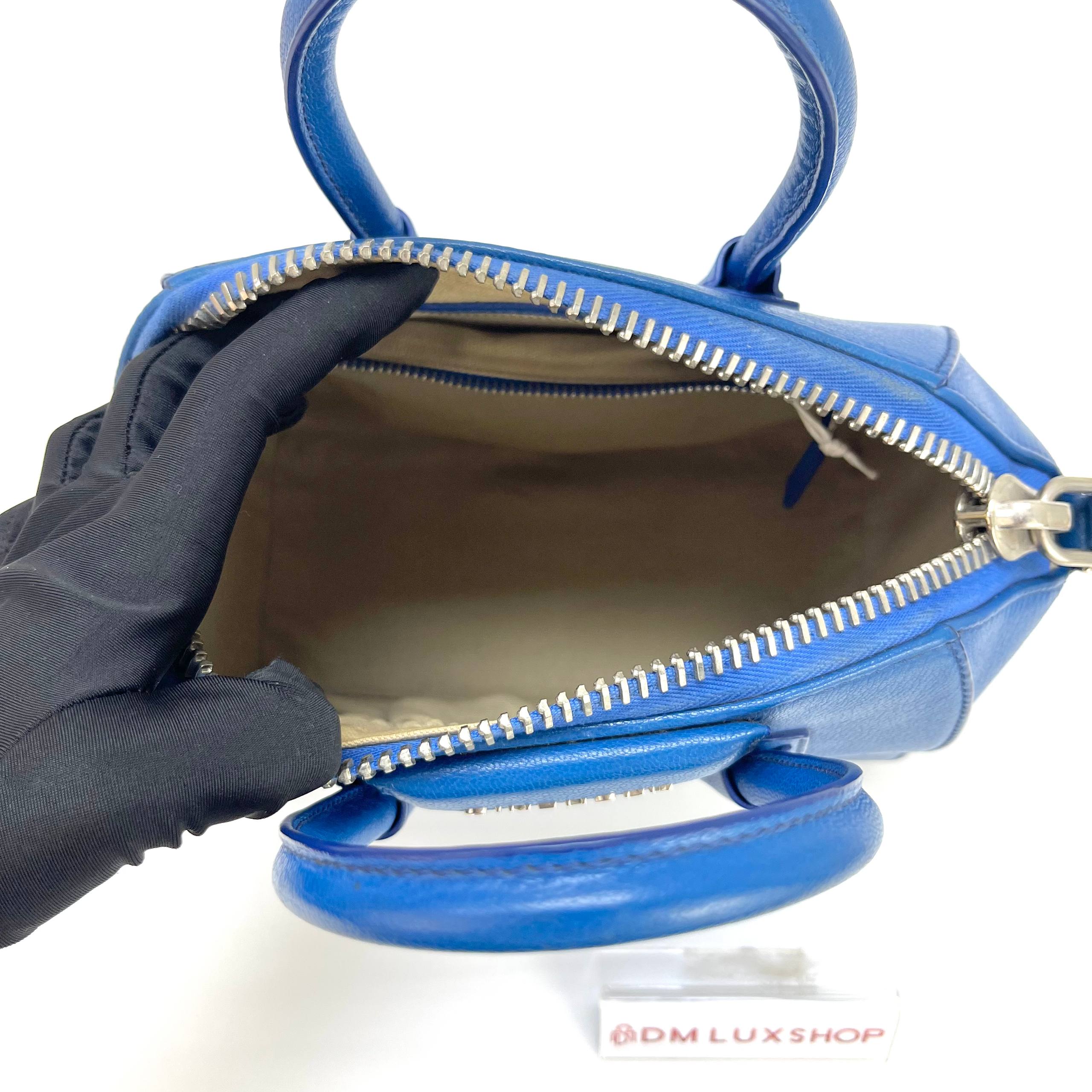 Givenchy Indigo Blue Sugar Antigona Bag SHW