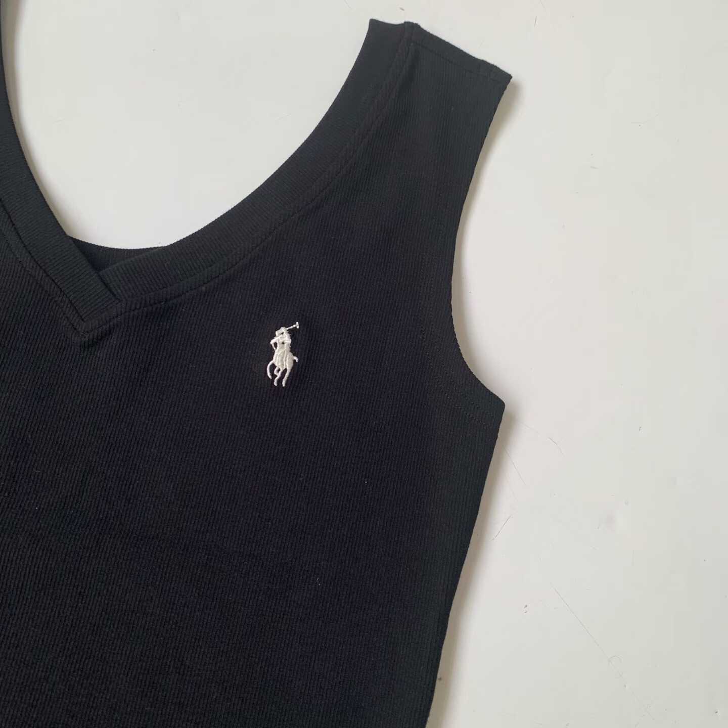 預 RL Polo V領彈性背心Tee [貨號26A1531]