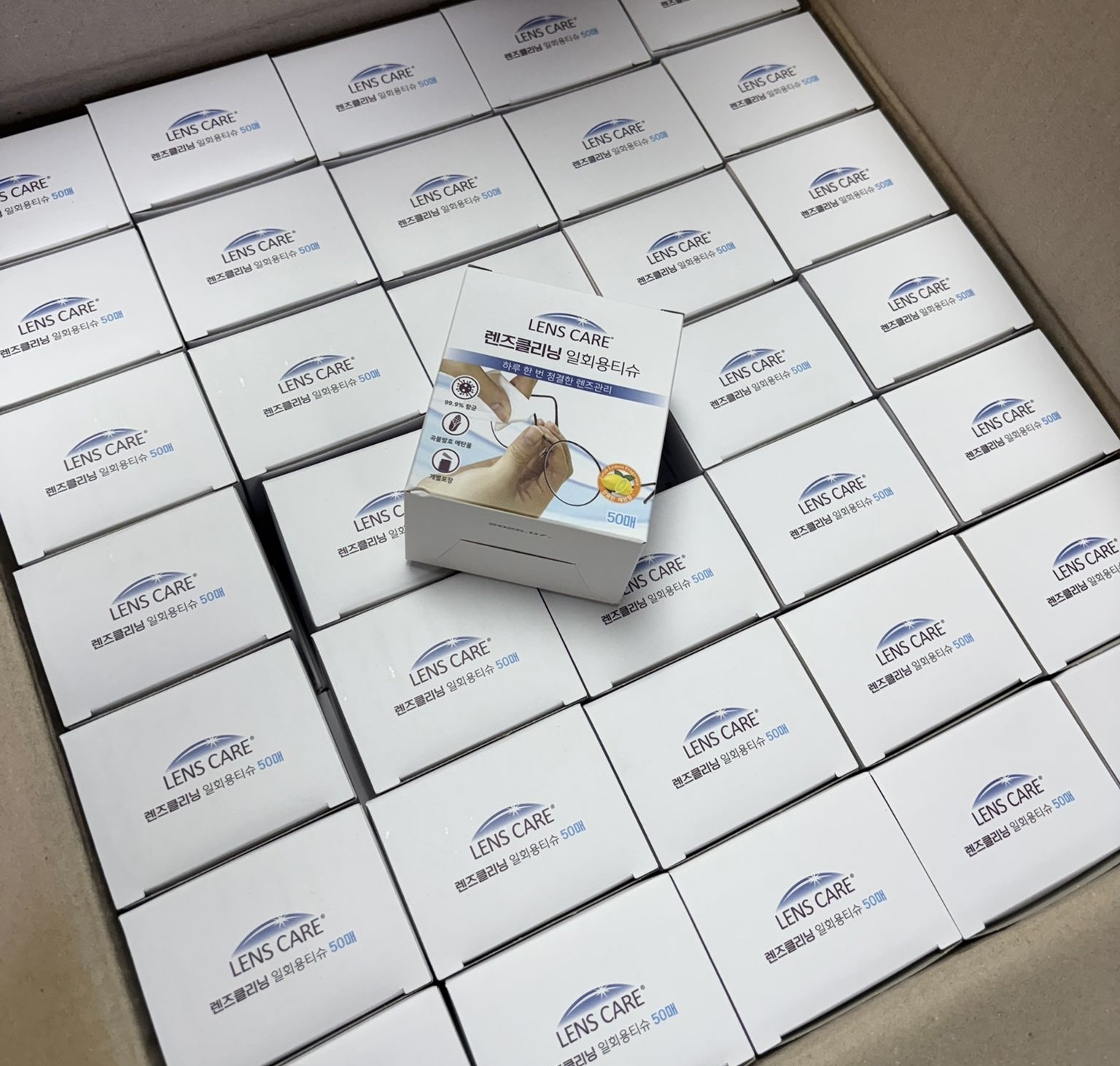 韓國Lens Care 一次性鏡片清潔紙巾 每盒25片 #獨立包裝
