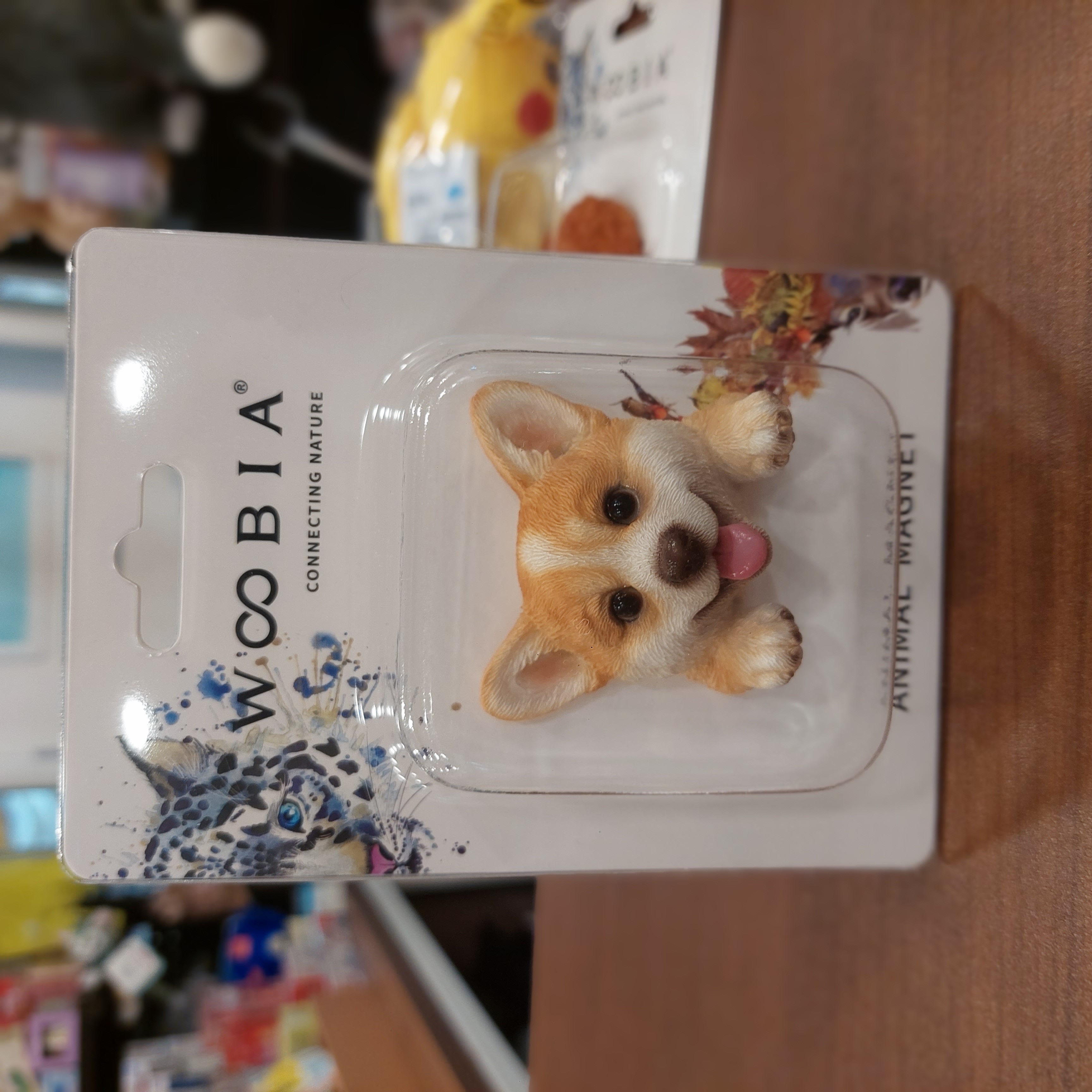 原裝日本 超可愛Animal Magnet 狗狗磁石系列 哥基犬款