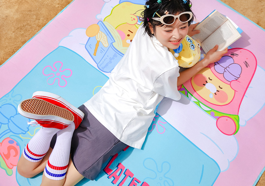 海綿寶寶 X Kakao Friends 露營墊