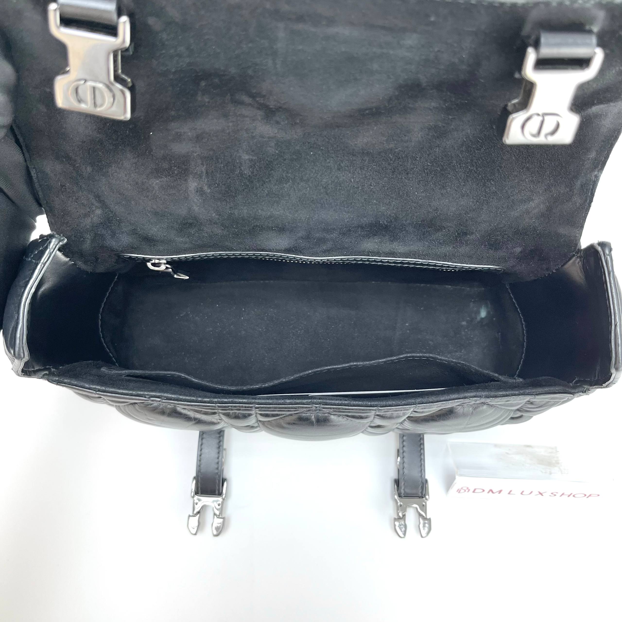 Dior Black Calfskin Diorcamp Messenger Bag