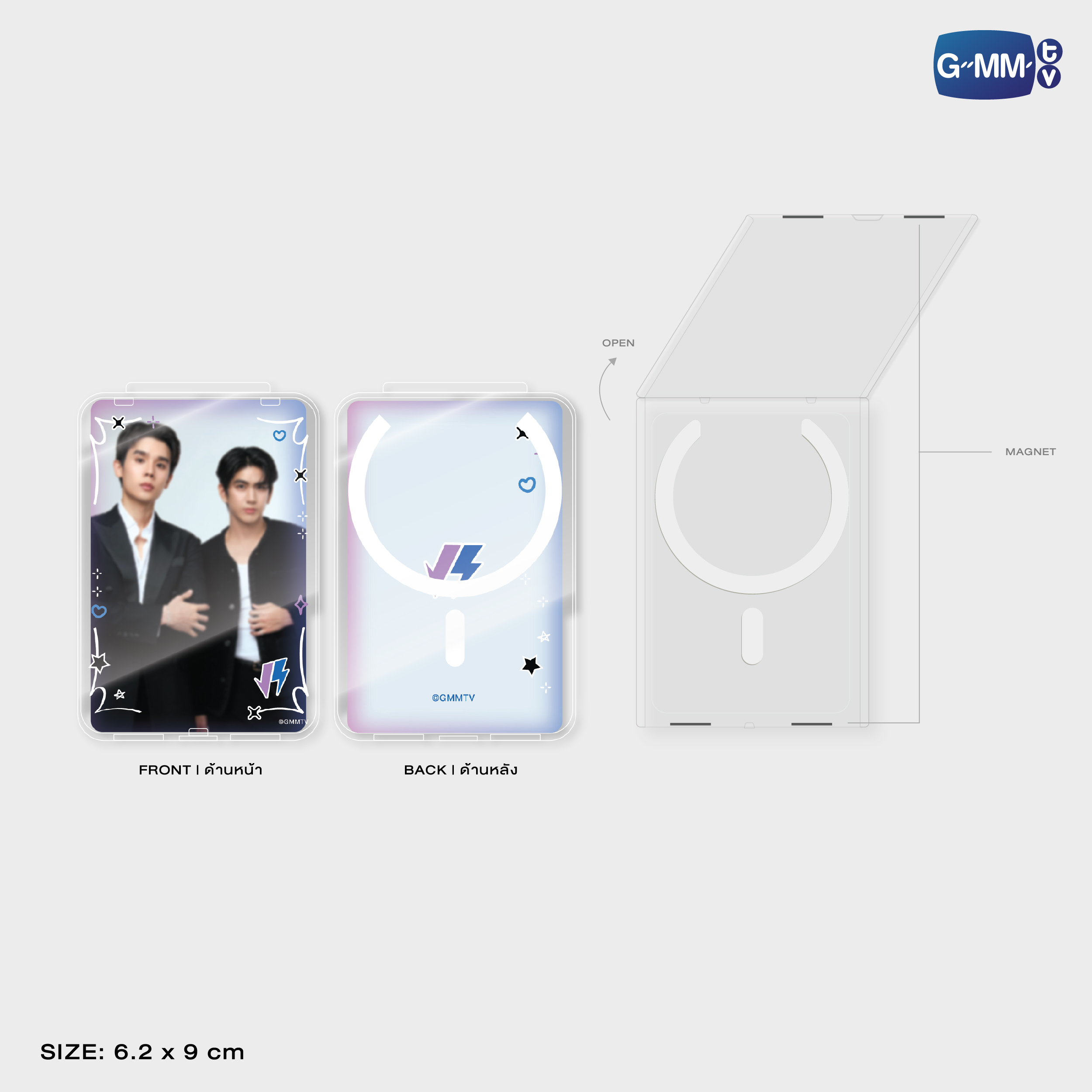 JIMMYSEAACRYLIC MAGNETIC CARD HOLDER | TAIPEI POP UP STORE JUN 2026