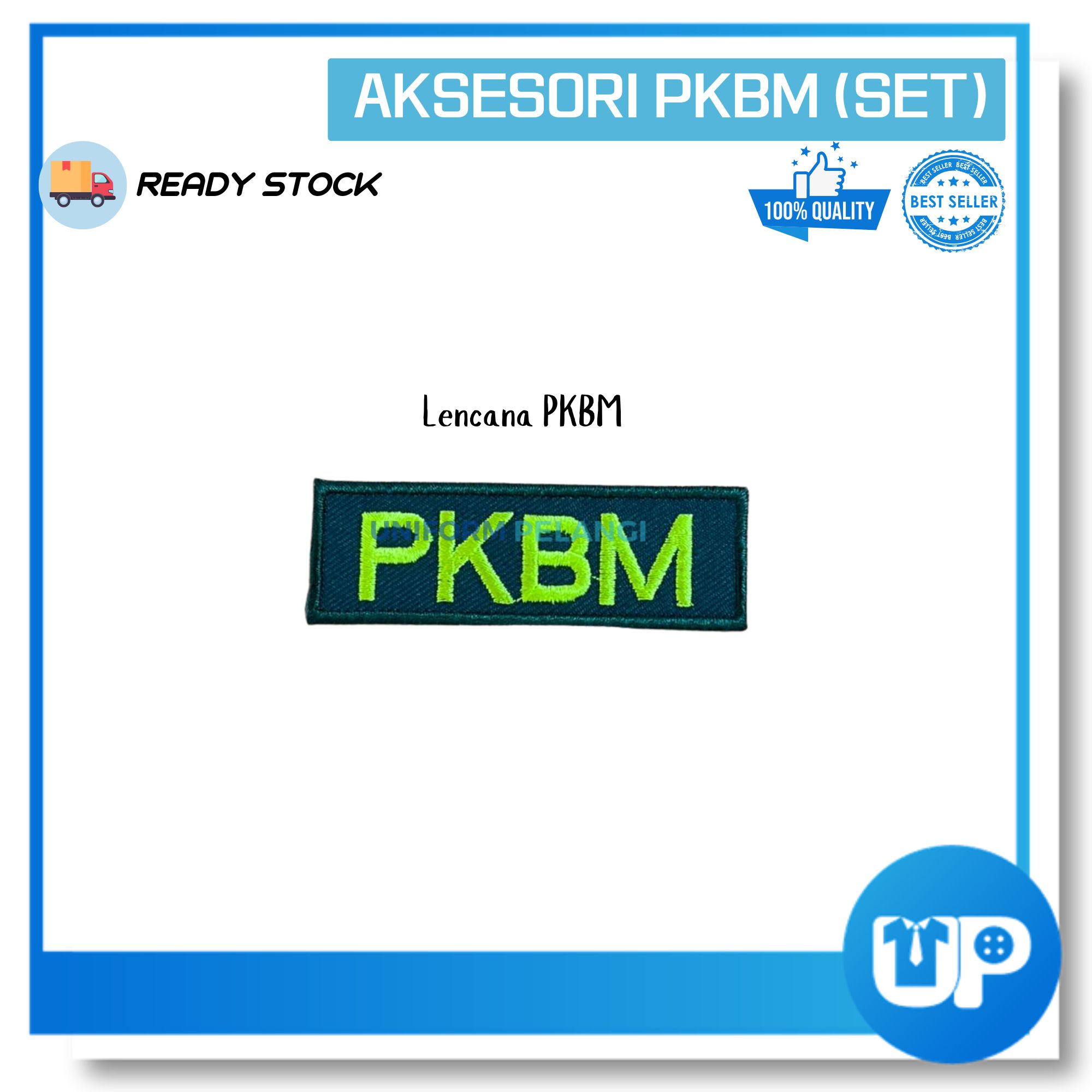 PKBM Lencana Set Kadet Bersatu Kokurikulum Basic Set Lencana Badges Lanyard Logam Bahu Collar Dot