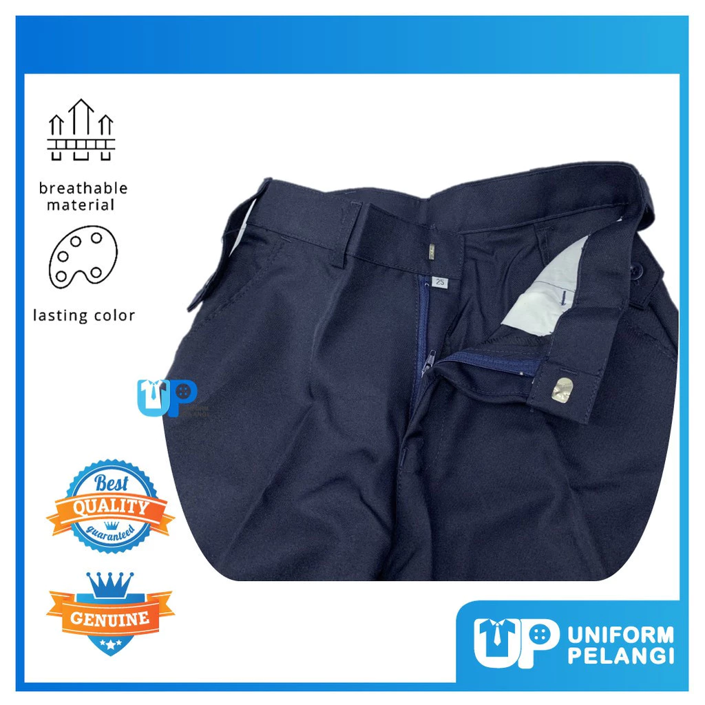 Seluar Kadet Polis Biru Tua / Long Pant Police Cadet Dark Blue Uniform Kadet Polis Kokurikulum PL03