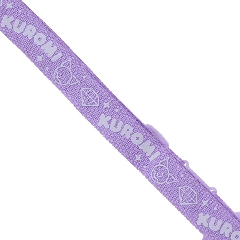 Kuromi 350ml BPA Free Water Bottle With Straw & Neck Strap 膠水樽連飲管及頸繩