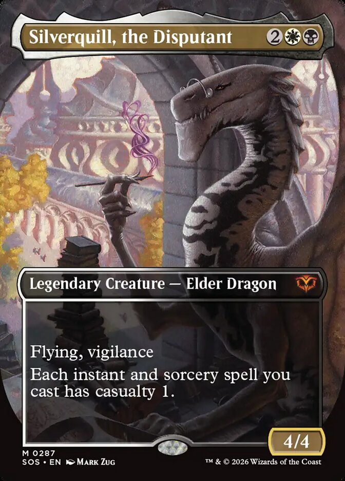 [EN] [Foil] Silverquill, the Disputant [SOS-287] M