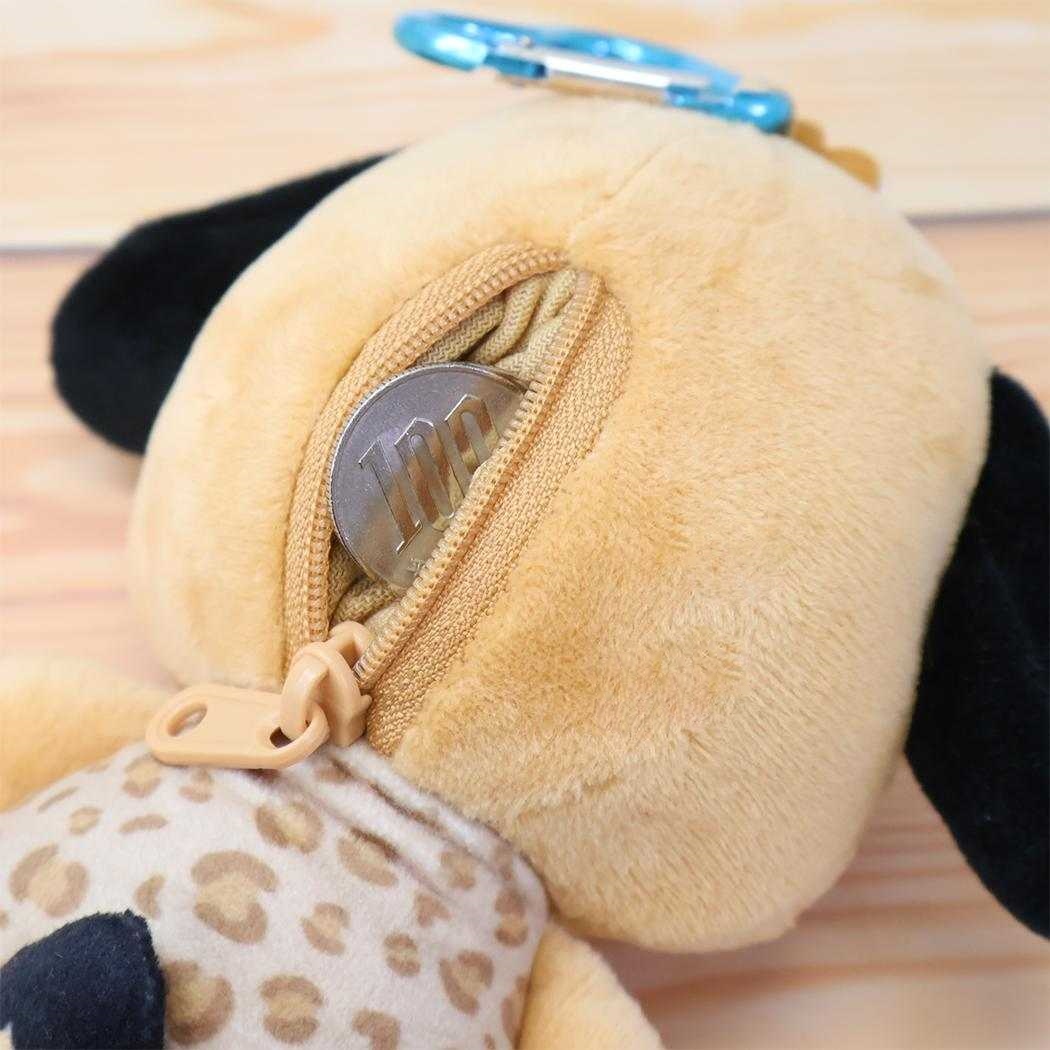 現貨｜Sanrio Pochacco PC狗 豹紋泳衣系列 日版 吊飾 毛公仔收納袋 連心形扣 (PC-LP05)