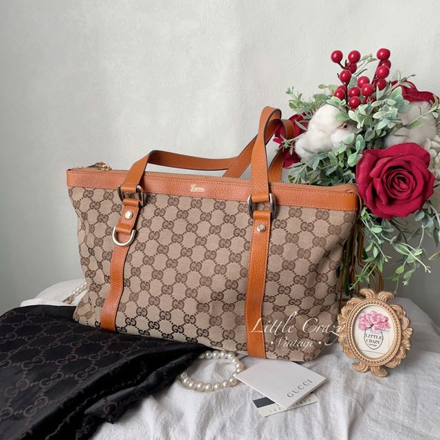 Vintage gucci tote hotsell