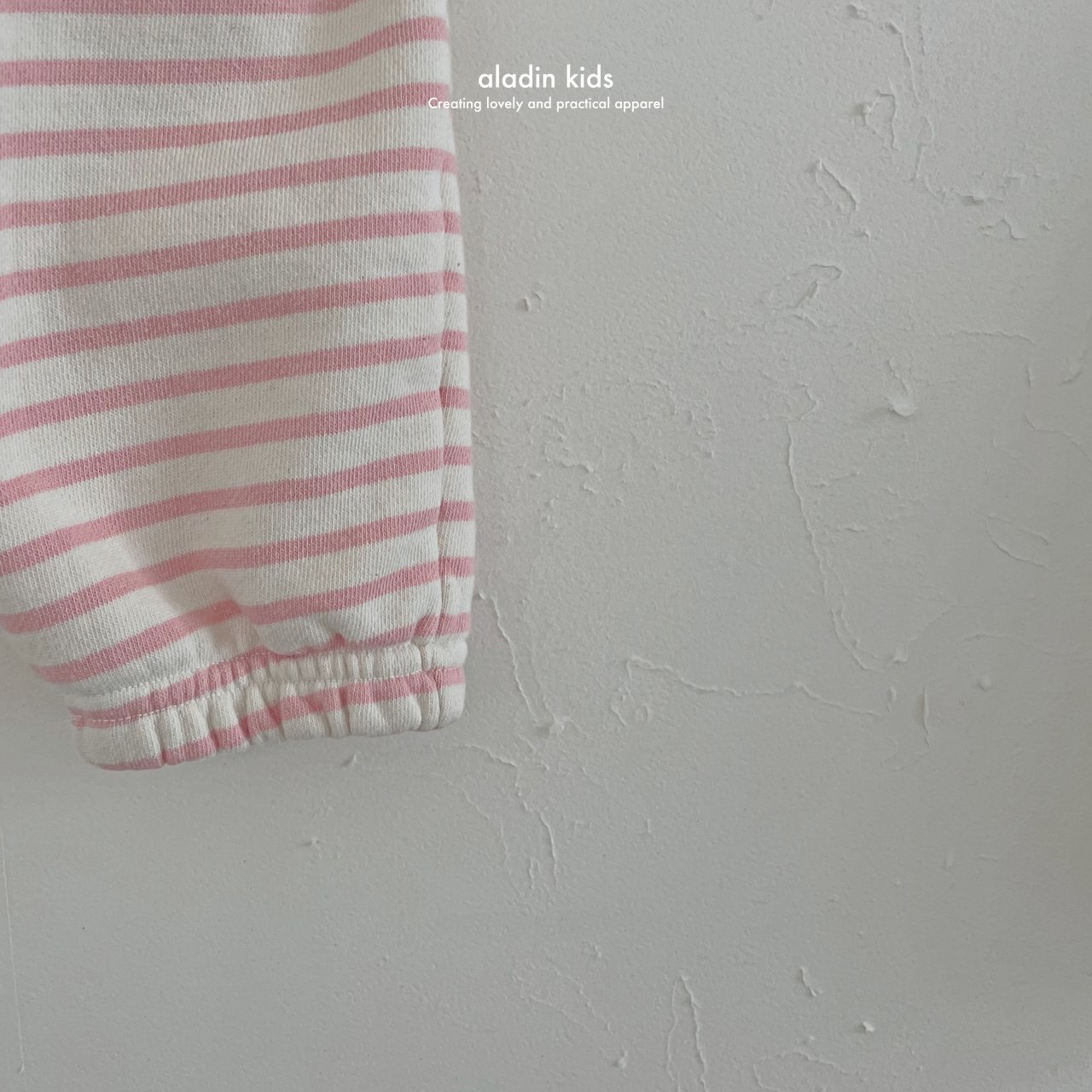 Aladinkids | Stripe Pants (Pink M80-90)