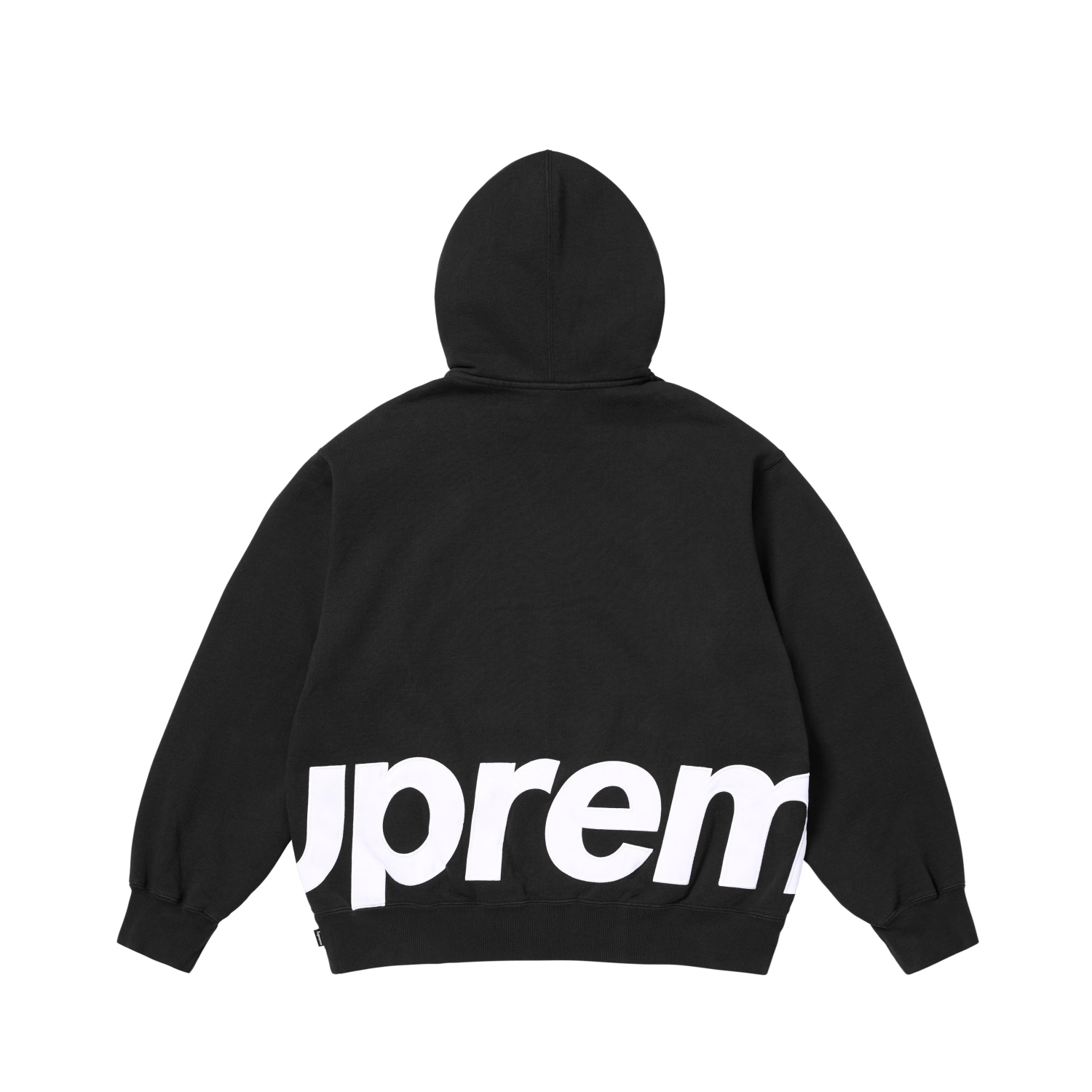 Supreme Big Logo Zip Up Hooded Sweatshirt