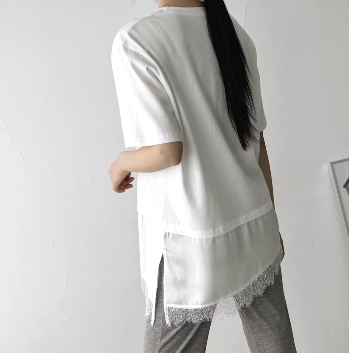 221150lace腳Tee