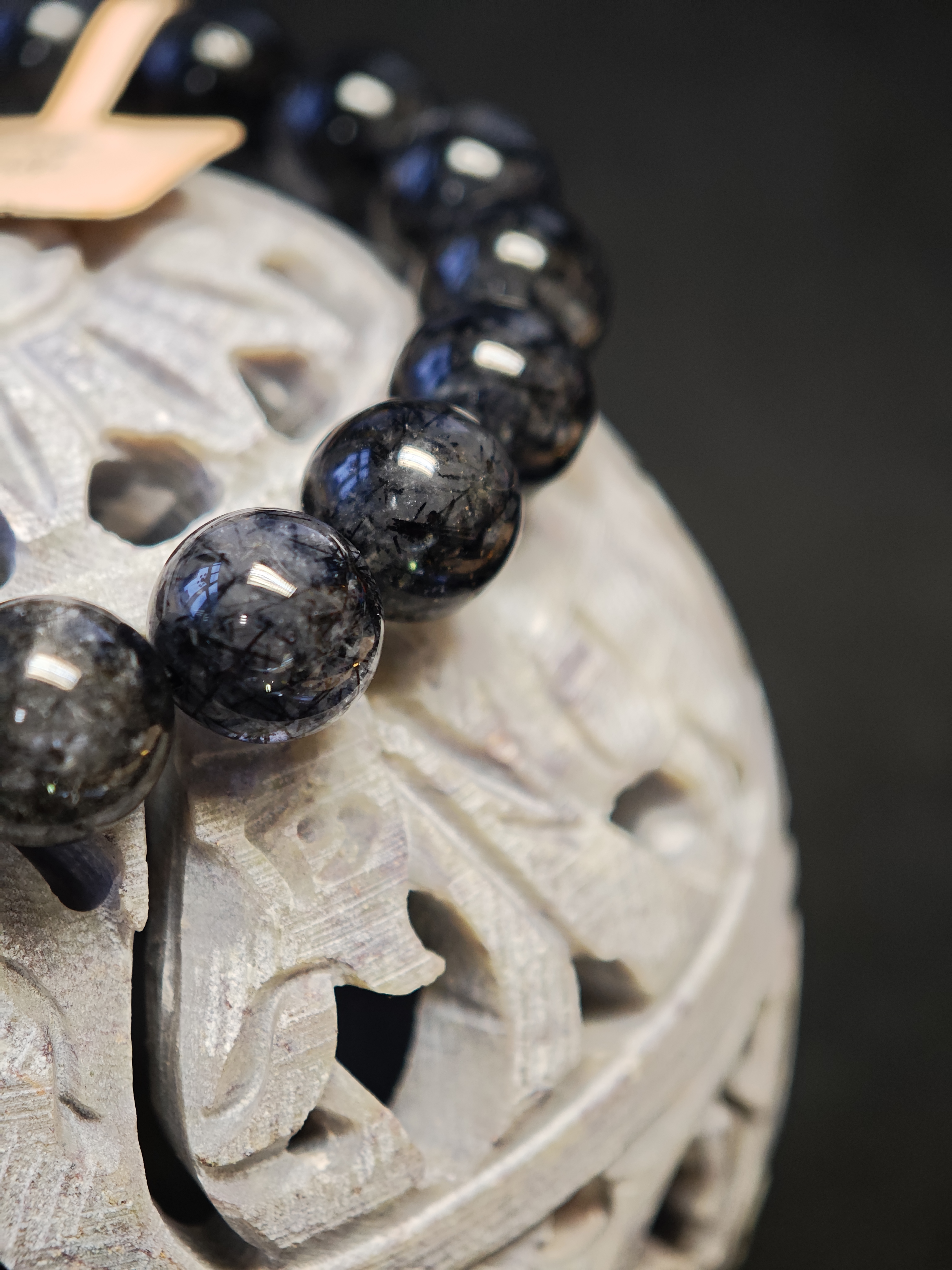 ✨新品水晶手串✨😊實物拍攝📷✨⚫黑髮晶🖤✨✨