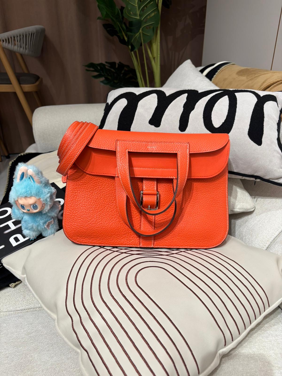 Hermes Halzan 31, 100%Authentic,98%new ✅dust bag✅box 