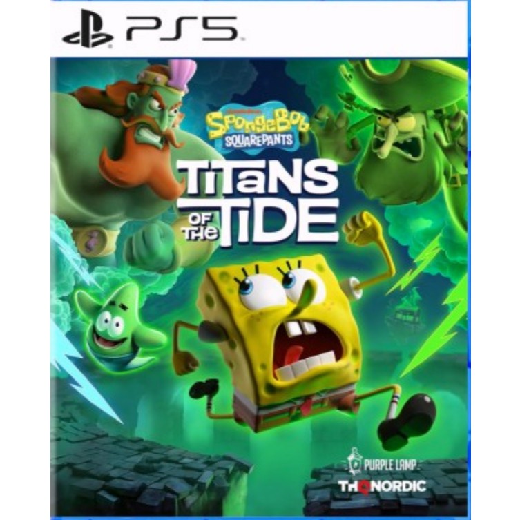 (🔥NEW RELEASE🔥) Spongebob Squarepants Titans of the Tide Full Game (PS5) Digital Download