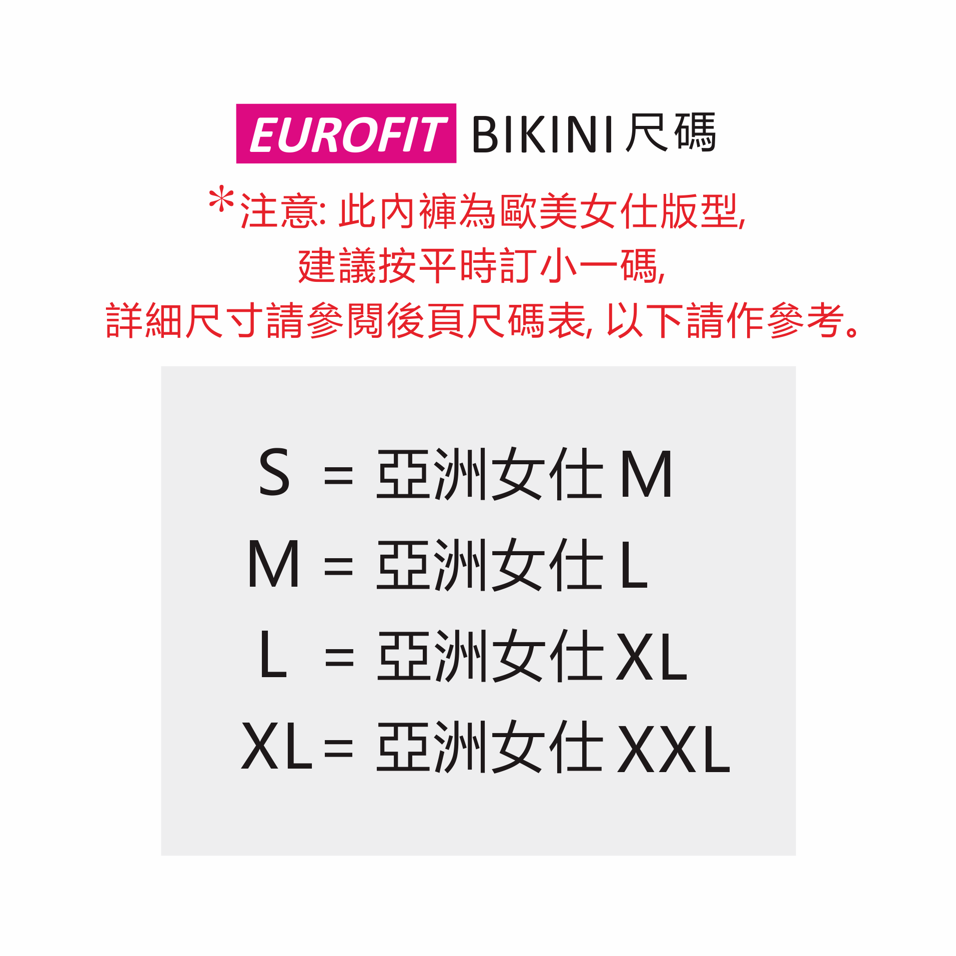 歐洲原裝貨版 【itsebitse 王牌 bikini】6件裝