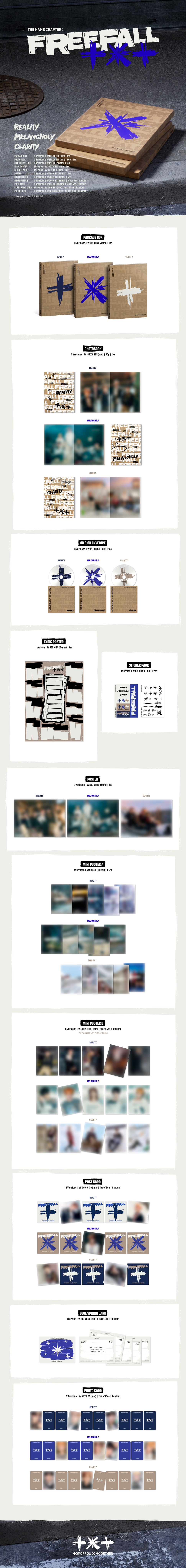 TXT - 3RD FULL ALBUM [THE NAME CHAPTER : FREEFALL] - PHOTOBOOK VER.