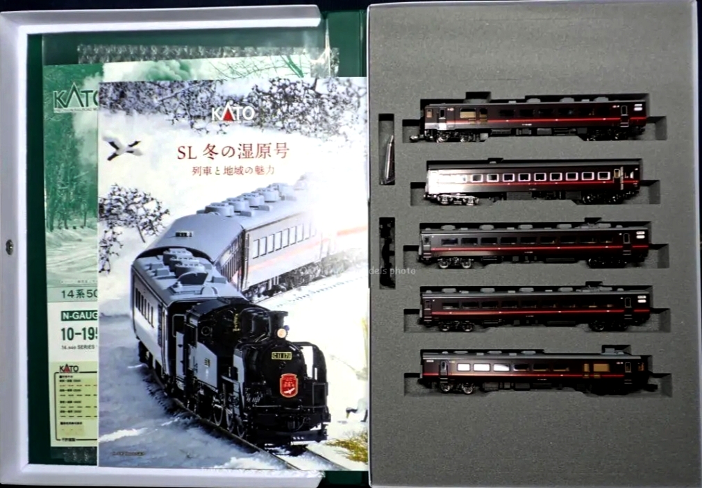 KATO SL冬季濕原號 北海道旅遊列車五節客車泊車廂