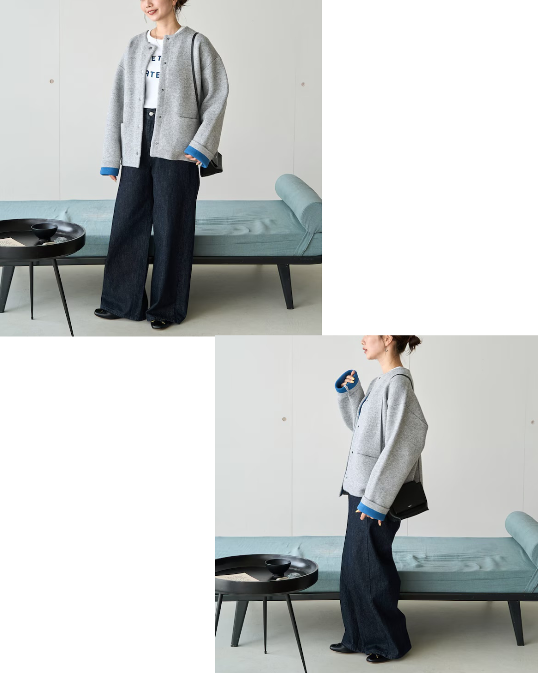 日本代購【 2026秋冬新商品 日本直送  Freak's Store 內配撞色 時尚 針織開襟外套｜簡約有型 秋冬必備！Oversized Knit Cardigan 】