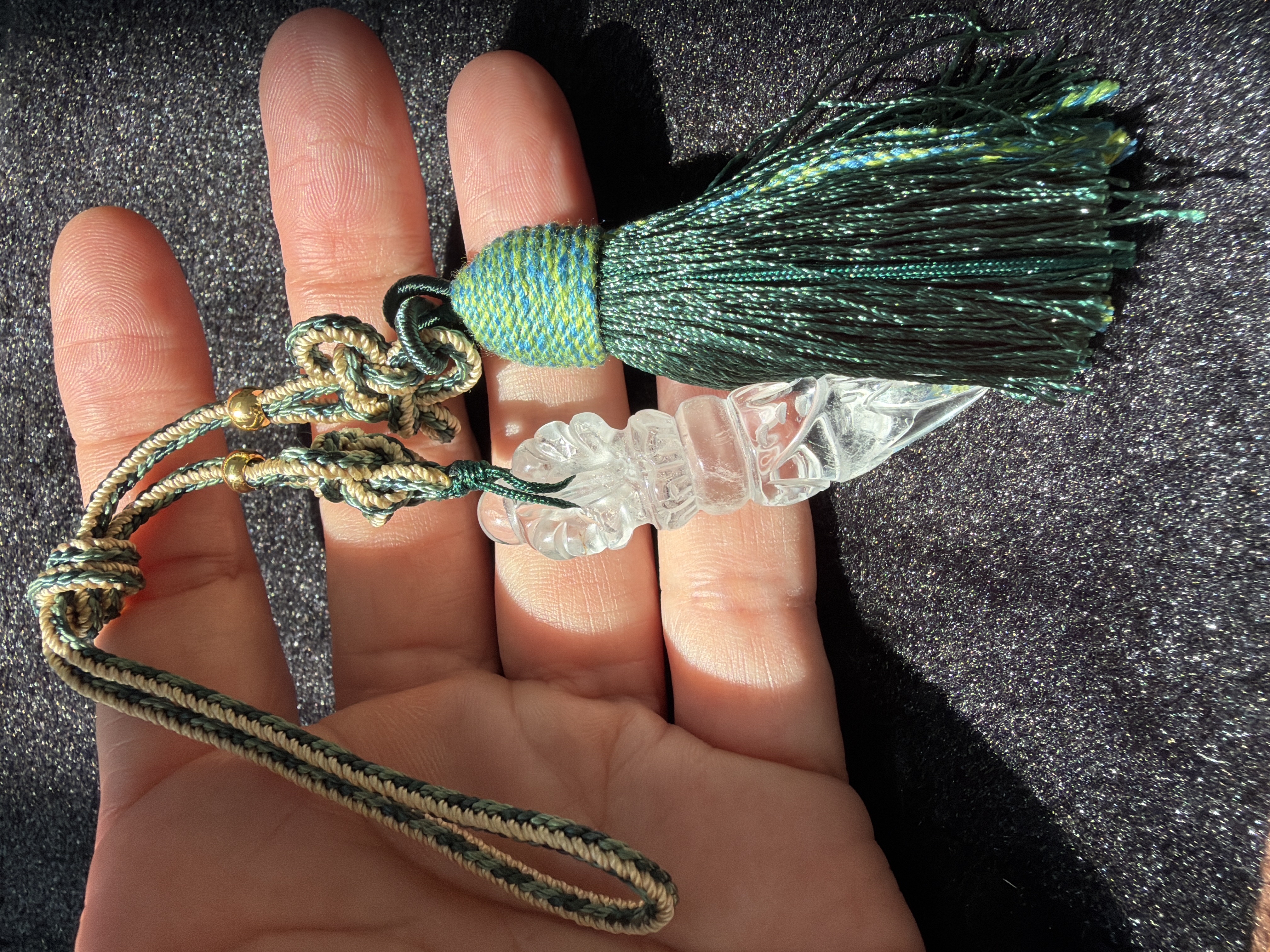 白水晶金剛厥吊飾（都穆法王已加持）