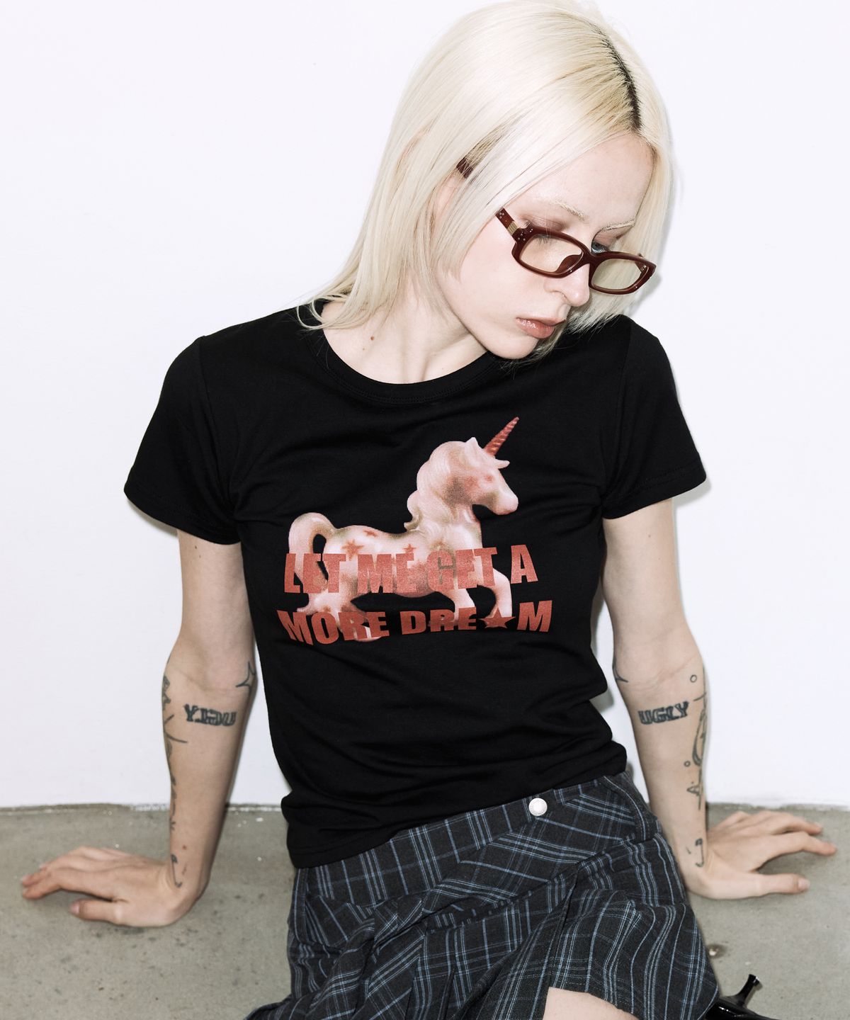 🇰🇷訂購｜FANCY CLUB 26SS｜Shadow Unicorn Tee 2色 