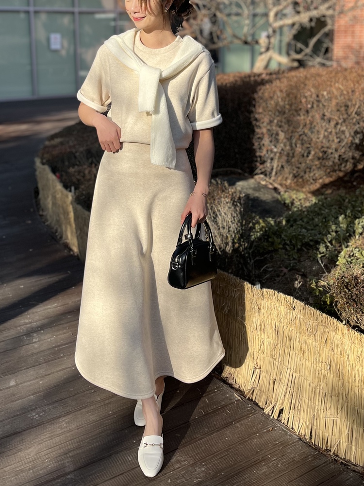 Brushed Cozy Lounge Set (Light Beige)