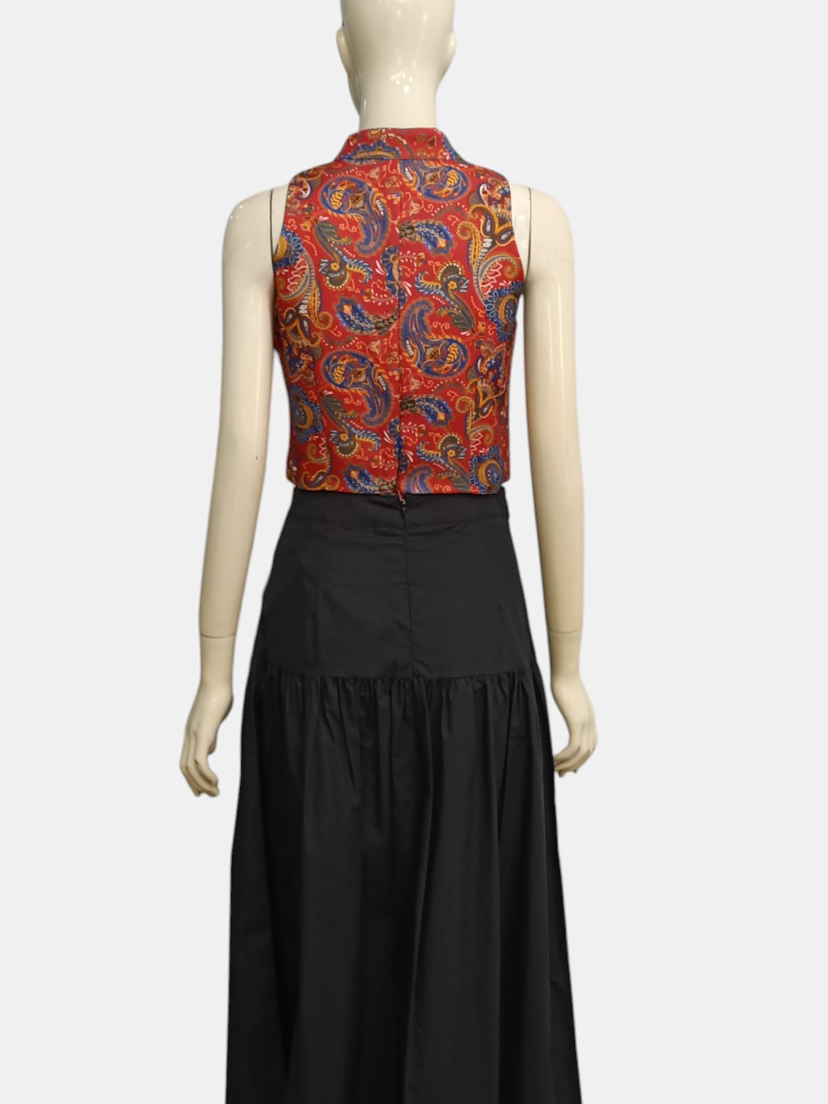Heritage Bloom Cut Out Top M227