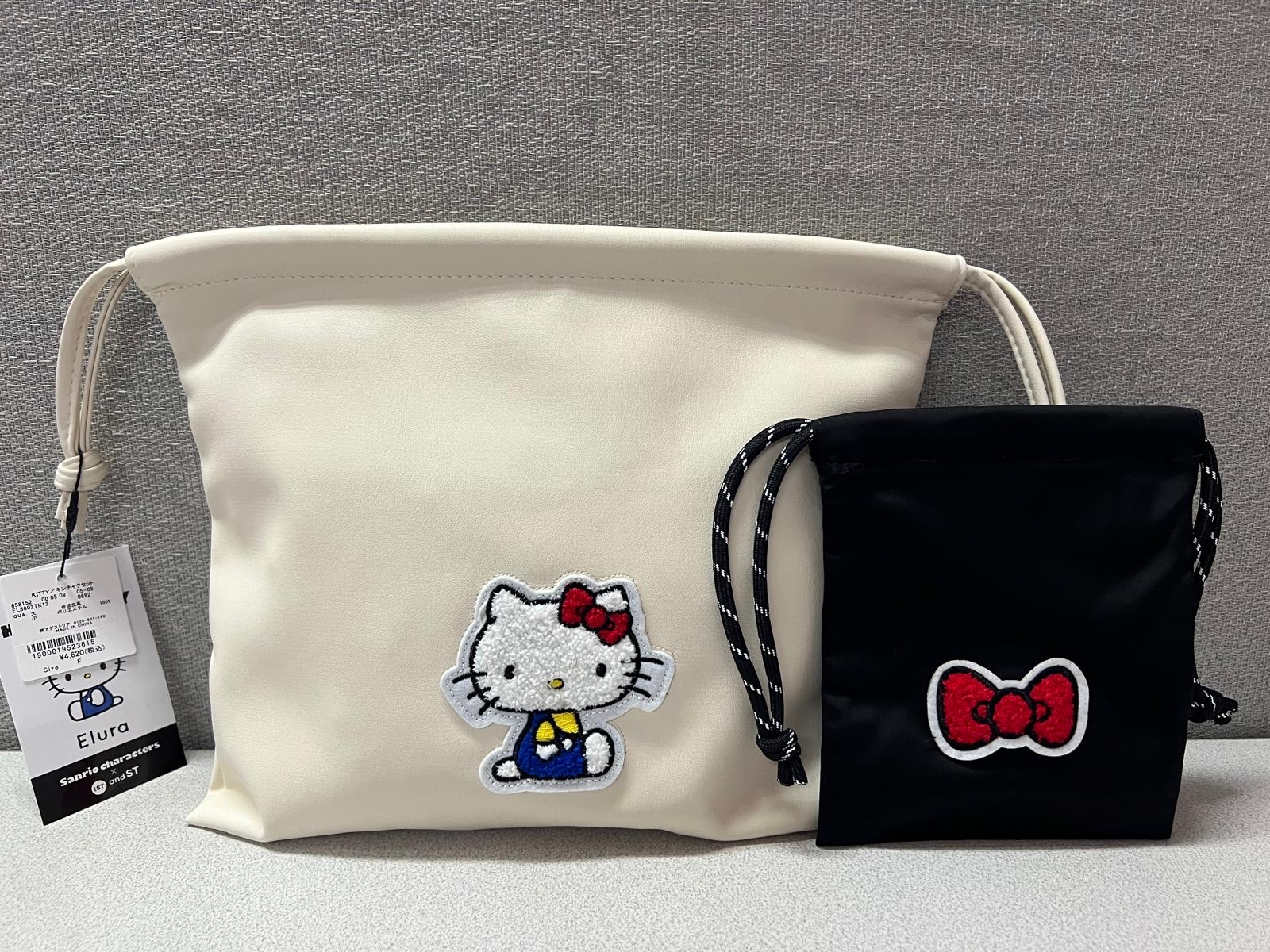 🎌日本直送🎌 Hello Kitty 限定款 束口袋可上肩側孭