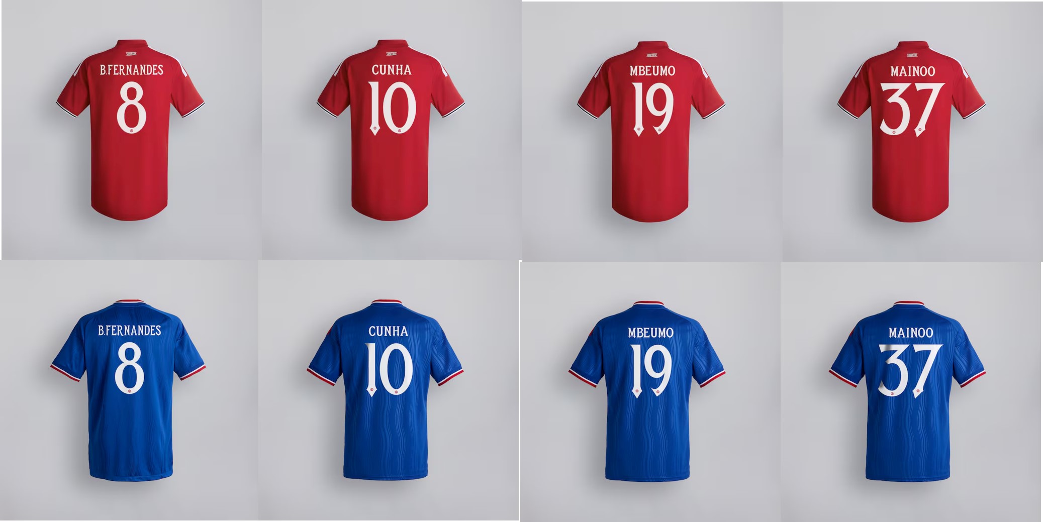 Manchester United 曼聯 2026-27 杯賽印字 (內有多選，不包括球衣)