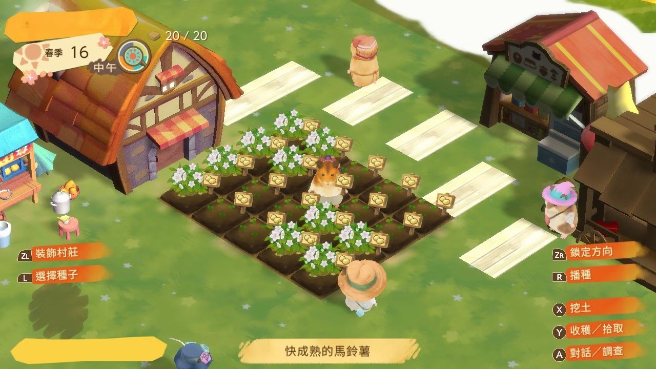 【預售 12/3】NS 箱庭開拓：倉鼠與太陽之鄉 Hamster and the Village of the Sun 中/英/日文  (中文封面) PO0430