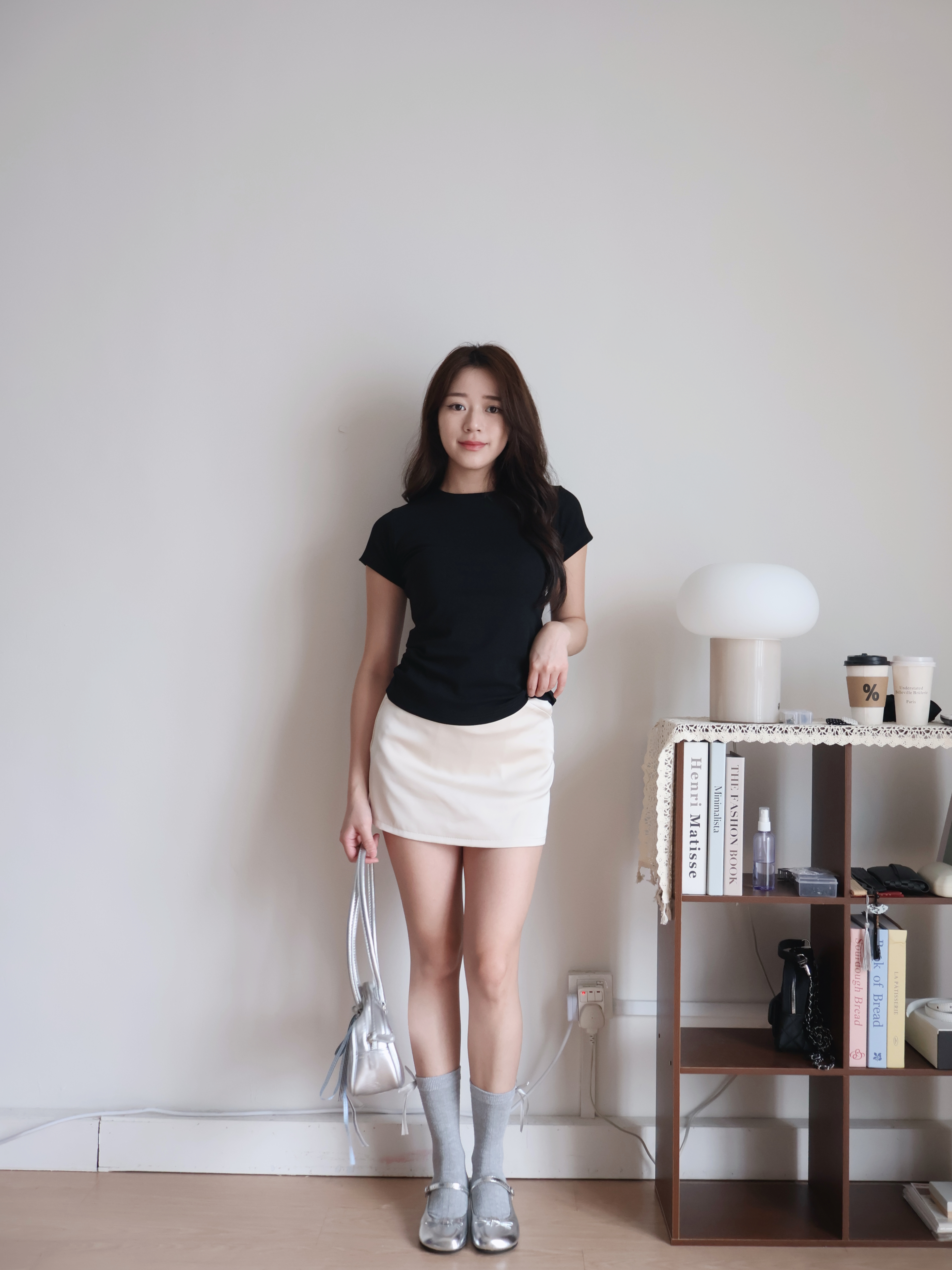 Hailey Cotton Tee | Black