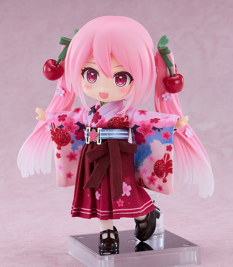 (預訂訂金 $200) (總價 $560) GSC Nendoroid Doll 初音未來 櫻未來 弘函2025Ver. (弘前) 黏土娃 Sakura Miku: Hirohako (行版)