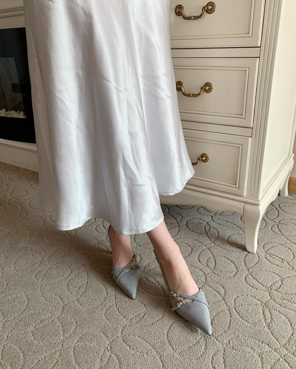 ❄️BELT STRAP SLINGBACK 