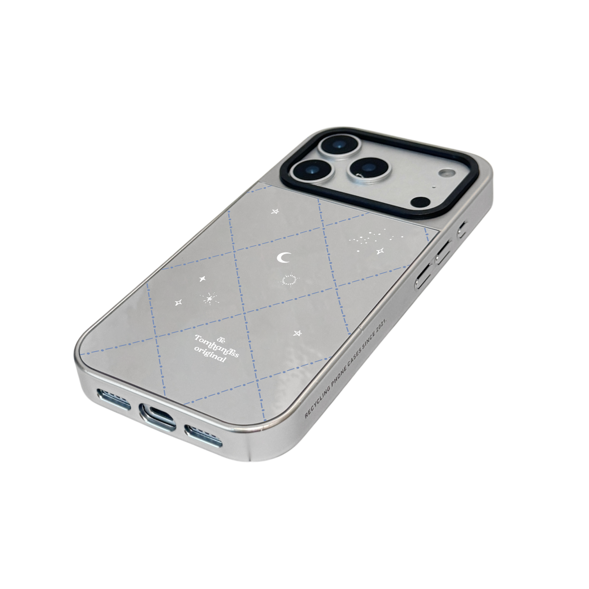 【Just Like The Moon】銀框鏡面MagSafe iPhone Case