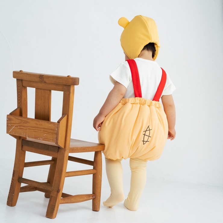 🇯🇵限量預訂 日本直送🇯🇵Just Hug Me系列Winnie the pooh小熊維尼造型吊帶包屁衣帽子套裝