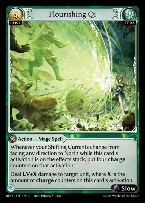 FOIL - Flourishing Qi / RDO-378 (R) | Fast Cure TCG