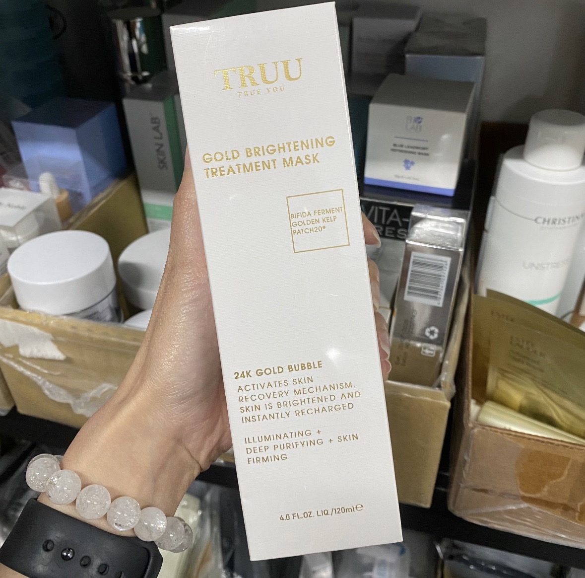 現貨 - TRUU 76 黃金修護白泡泡面膜 120ml