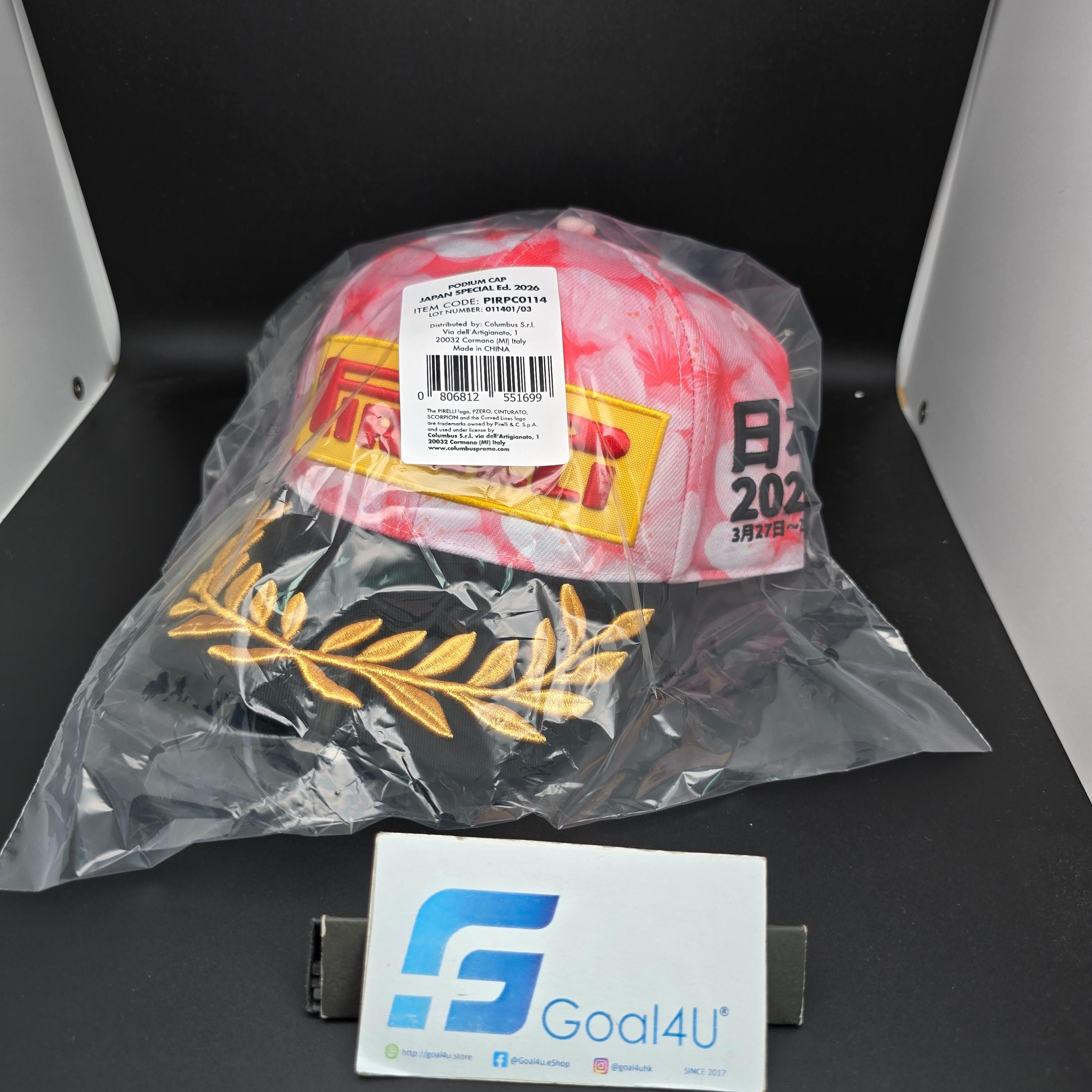 #現貨 🌸櫻花雨 F1 Pirelli倍耐力 2026 日本站特別版 P1冠軍帽 PIRPC0114