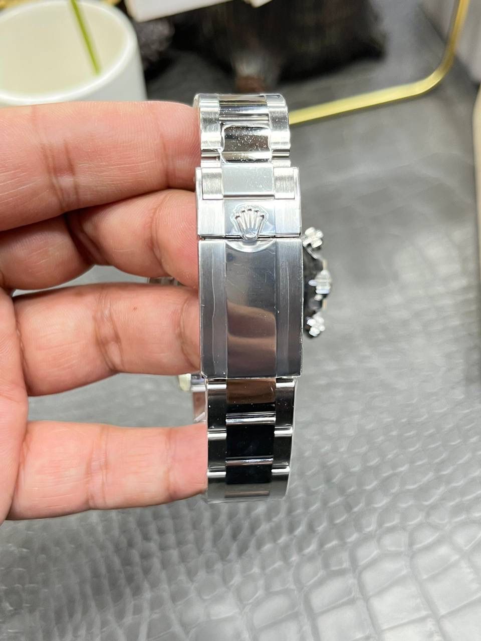 劳力士迪通拿系列冰蓝迪/40mm莫桑钻字面/4131丹东全自动机械透底机芯🌟