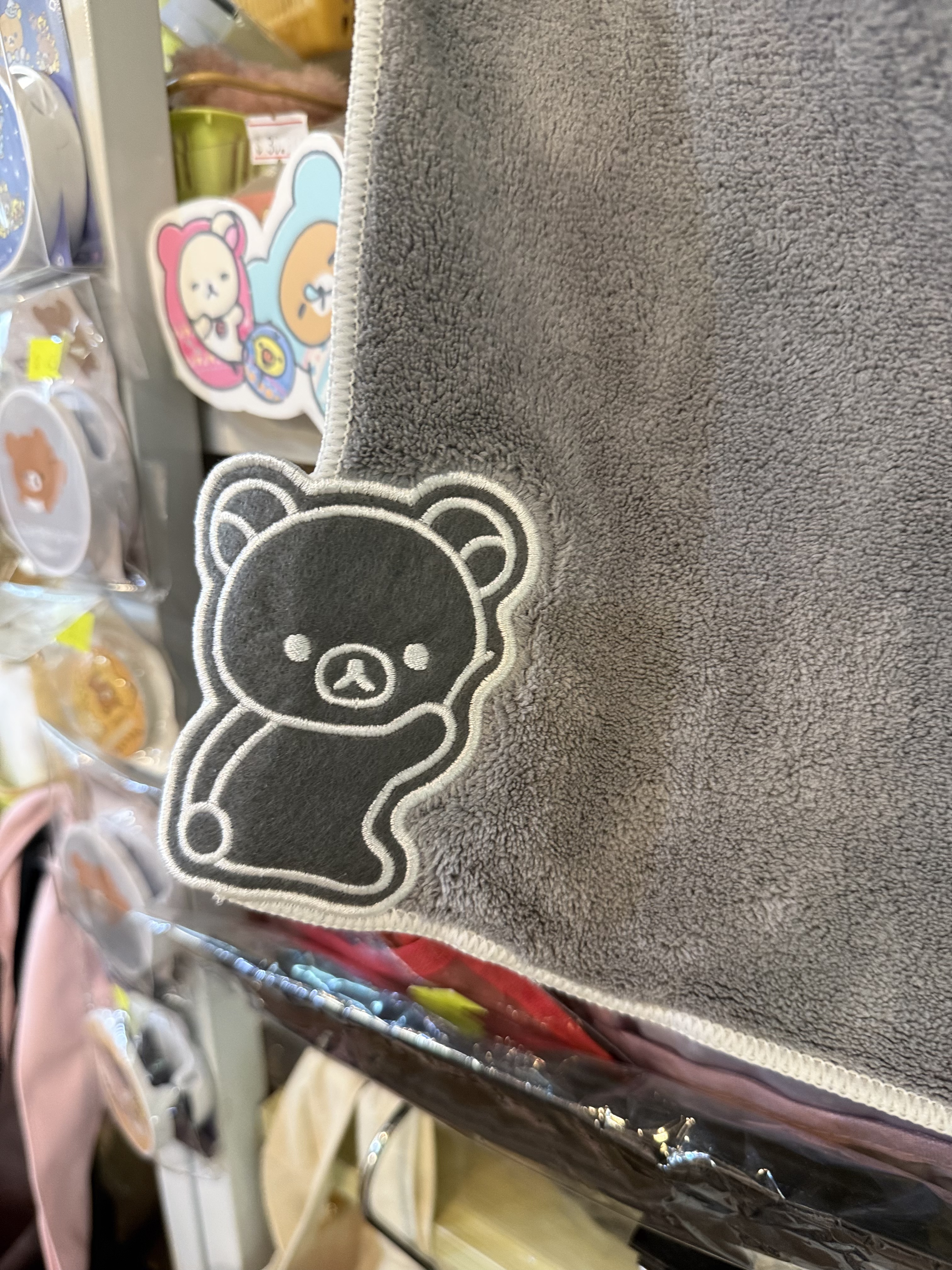 《現貨》全新Rilakkuma 黑白系列超細纖維速乾洗臉/洗髮後護髮束髮帶