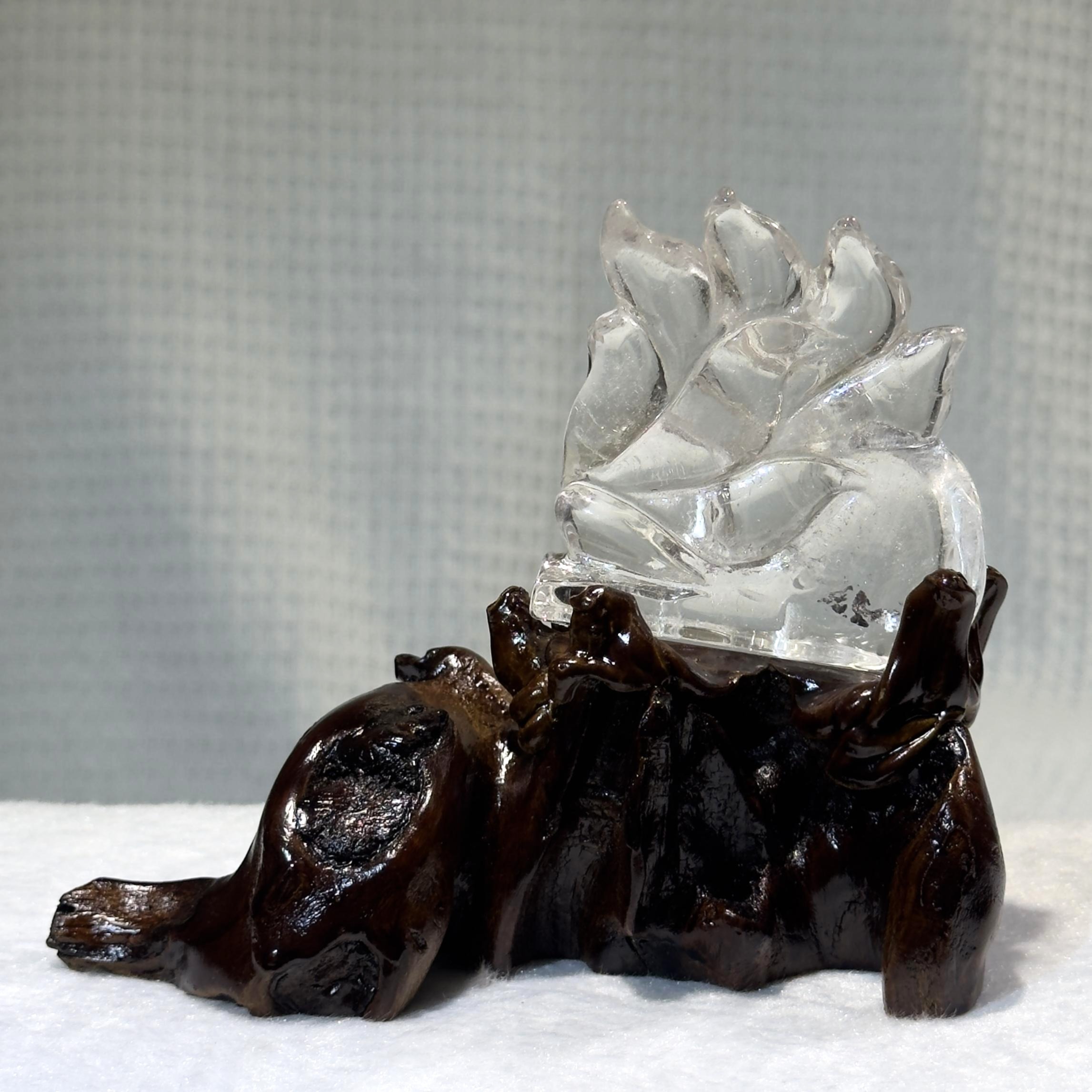 白水晶九尾狐 (連座) #2