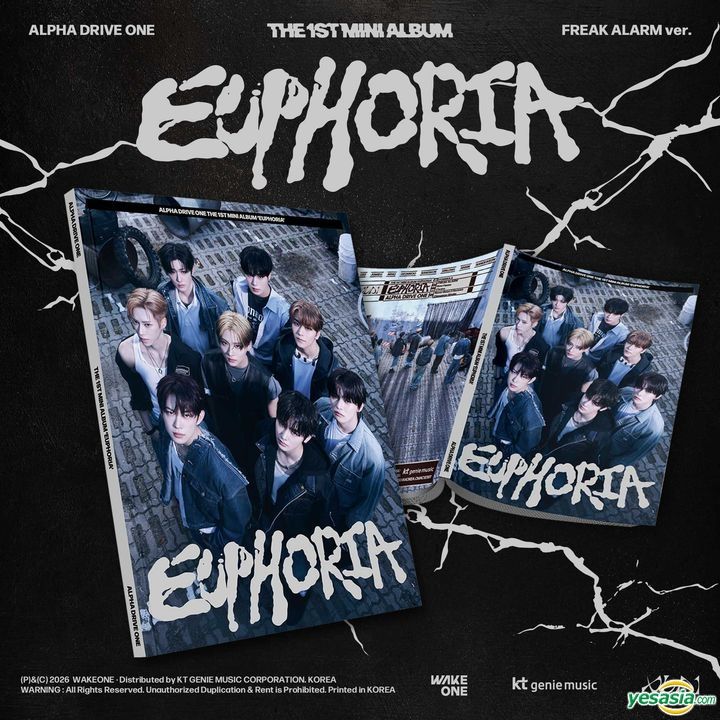 ALPHA DRIVE ONE - 1ST MINI ALBUM [EUPHORIA] - FREAK ALARM Ver