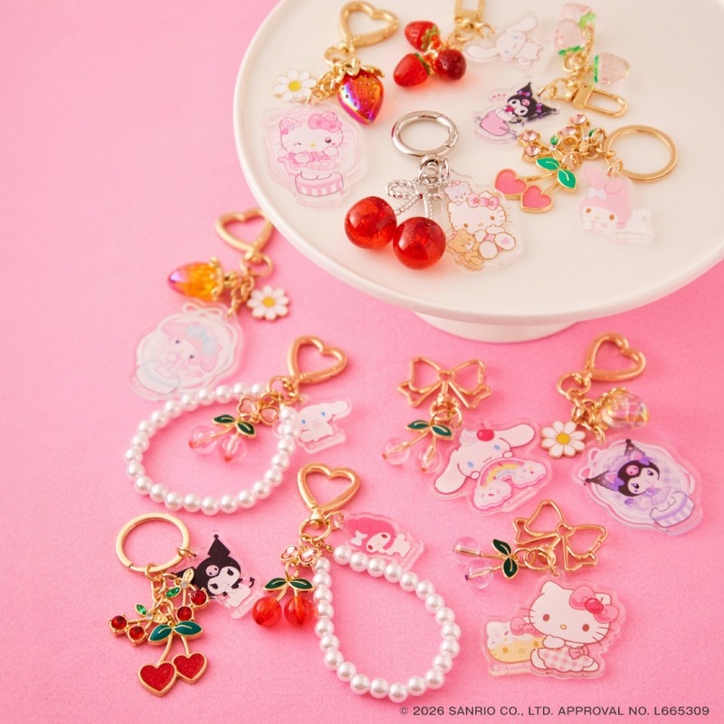日本預訂📍日本雜誌Sanrio串串款鎖匙扣盲盒