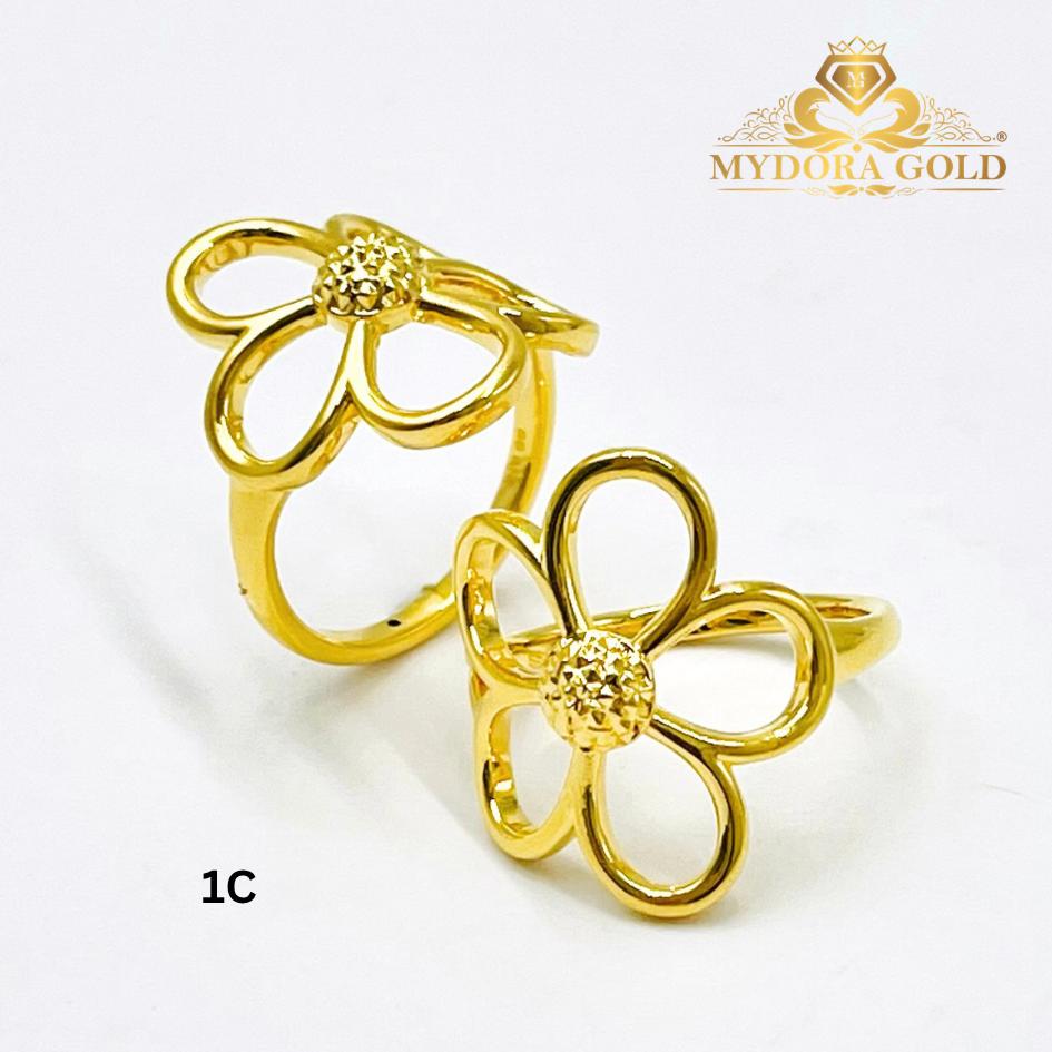 MYDORA Cincin Bunga Daisy Manis (5G) l EMAS 916/22K