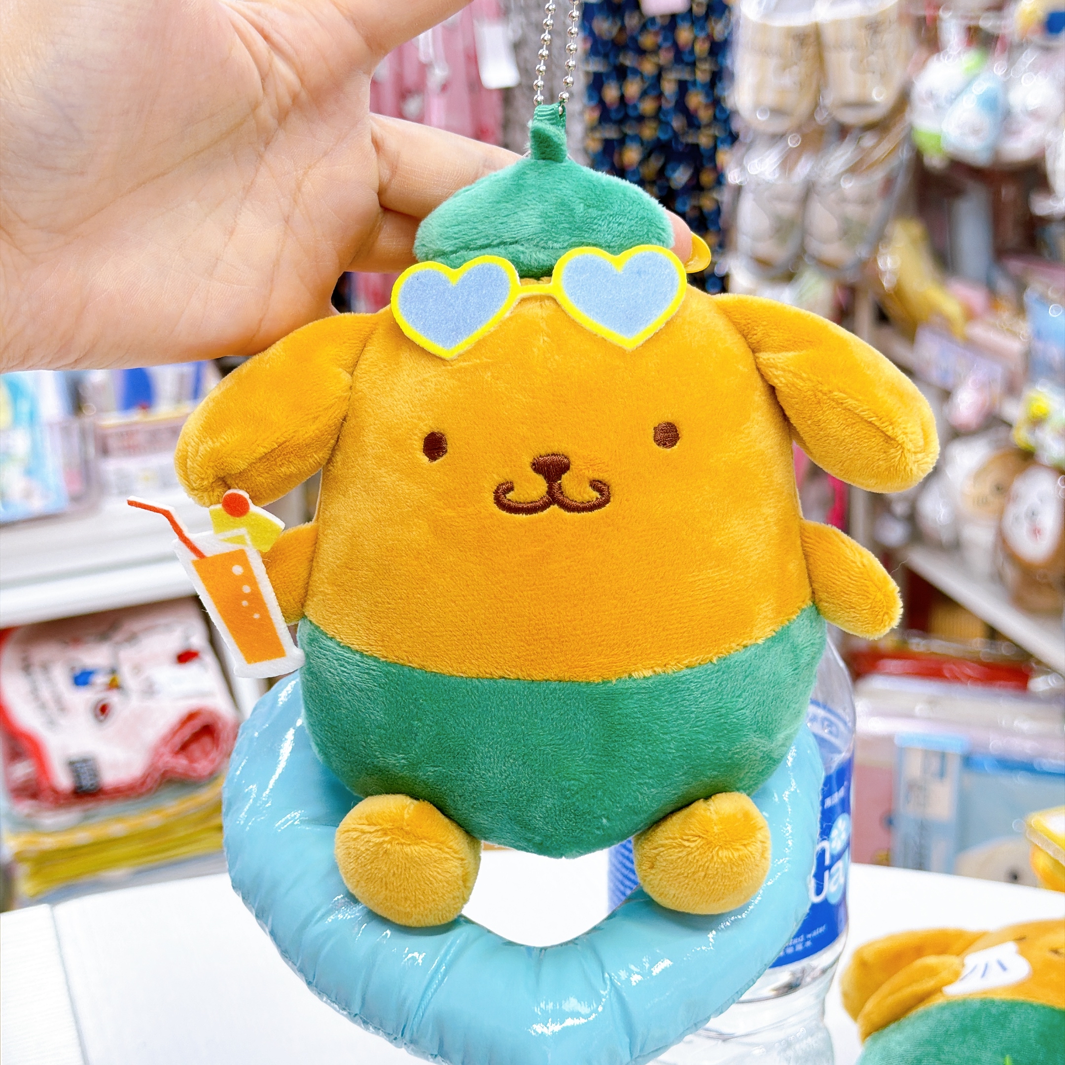 日本直送Sanrio布甸狗 新款夏天黑皮系列
