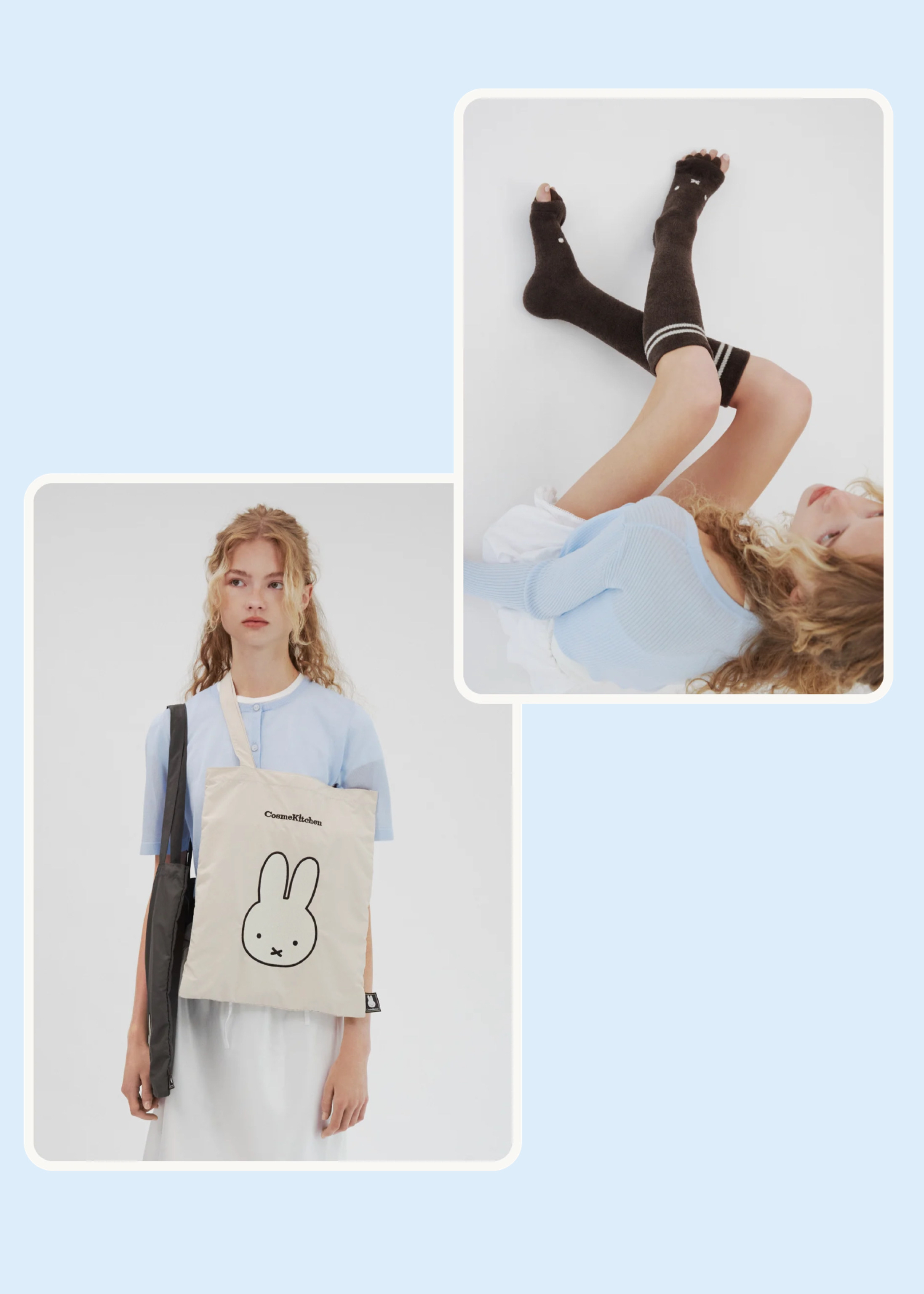 Miffy × Cosme Kitchen 分趾壓力襪