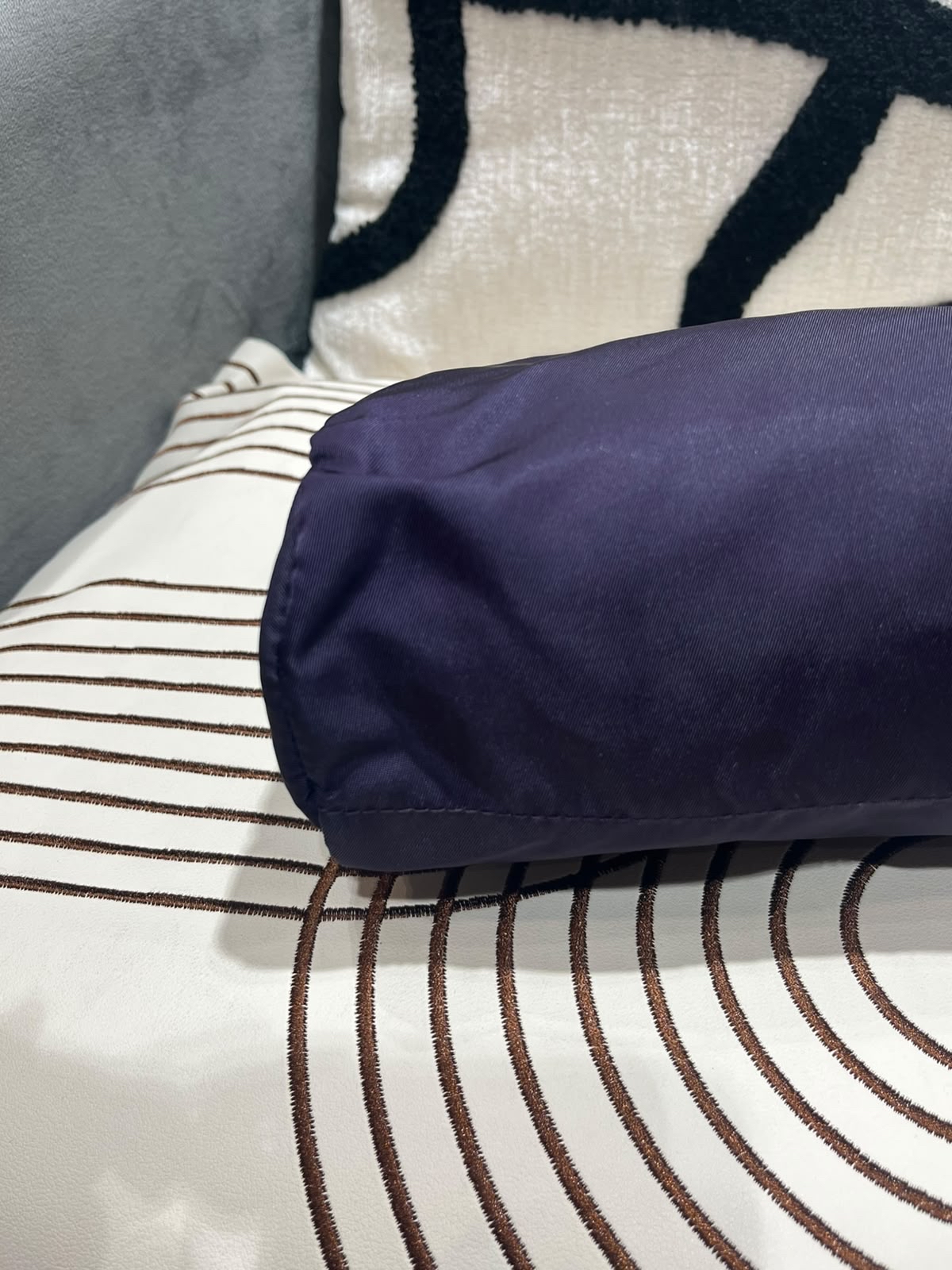 Prada Nylon Pouch Purple 100%Authentic, 99%New